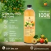 1l giấm táo mèo mật ong