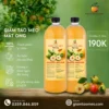 2 chai giấm táo mèo mật ong