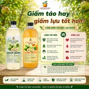 Giấm táo hay giấm lựu tốt hơn?
