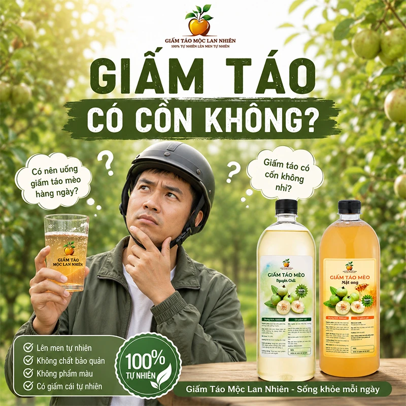Giấm Táo Có Cồn Không? Sự Thật Bạn Nên Biết Trước Khi Sử Dụng 1 Giấm táo có cồn không