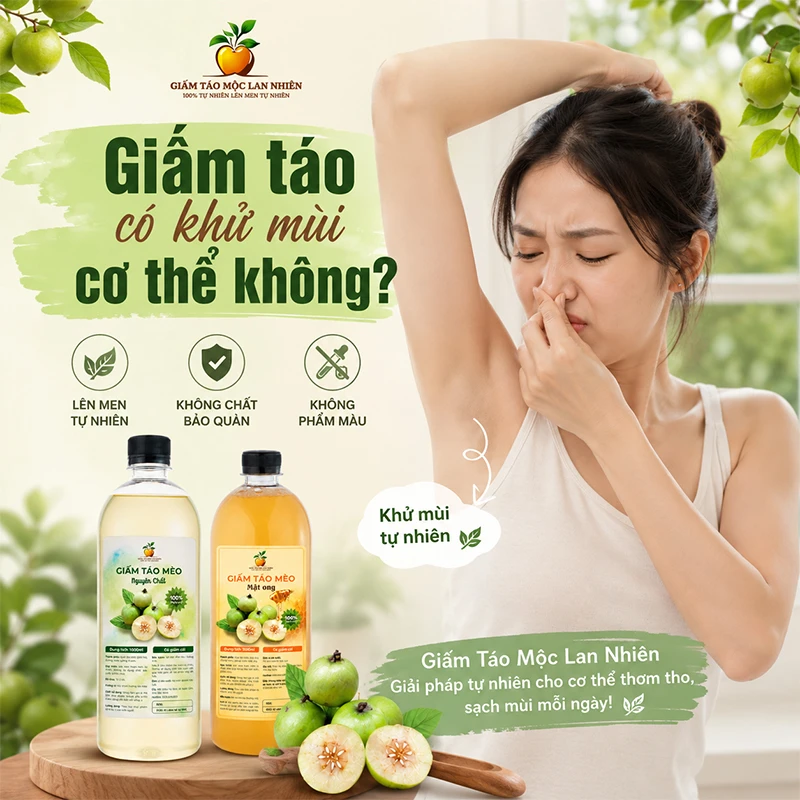 Giấm Táo Có Khử Mùi Cơ Thể Không? Bật Mí Công Dụng Thần Kỳ 1 Giấm táo có khử mùi cơ thể không