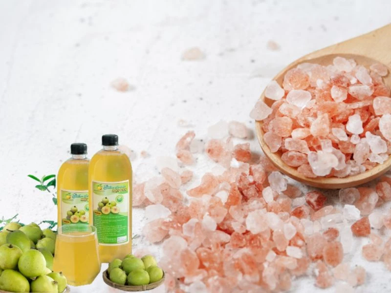Giấm Táo Pha Muối Hồng Được Không & Những Lưu Ý Cần Biết 2 Kết hợp giữa muối hồng và giấm táo mang lại nhiều lợi ích cho sức khoẻ