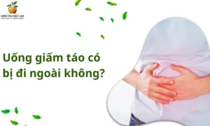 uống giấm táo có bị đi ngoài không