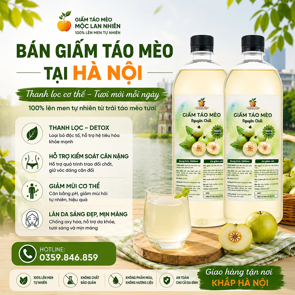 Bán Giấm Táo Mèo Tại Hà Nội Giao Hỏa Tốc - 0359.846.859 1 Bán giấm táo mèo tại Hà Nội